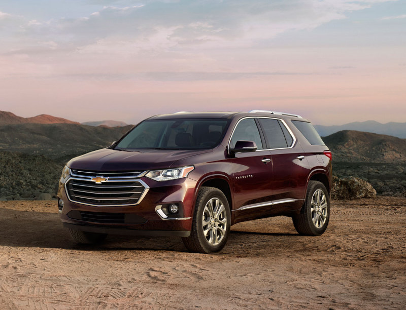 Chevrolet Traverse ранее был известен, в основном, на рынках США и Канады