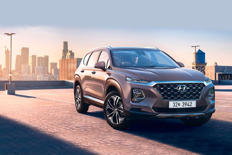 Первые официальные фото нового Hyundai Santa Fe 2019