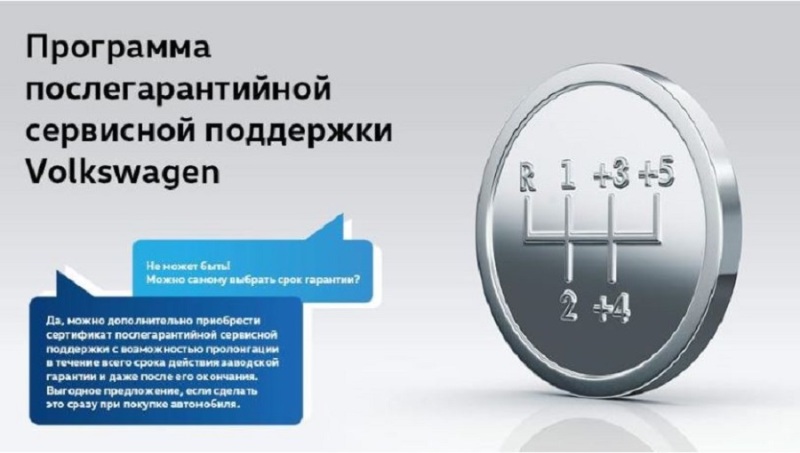 Программа послегарантийной сервисной поддержки Volkswagen АВИЛОН