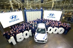 Российский завод Hyundai Motor выпустил полуторамиллионный автомобиль