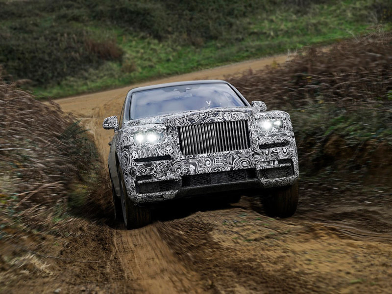 Первый кроссовер Rolls-Royce официально получил название Cullinan