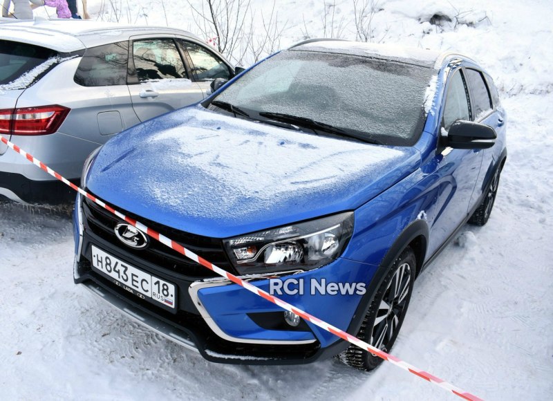 Lada Vesta SW Cross в комплектации Exclusive проходит тесты