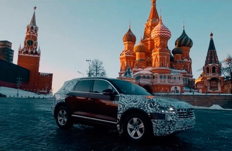Новый Volkswagen Touareg 2019 побывал в Москве и Санкт-Петербурге
