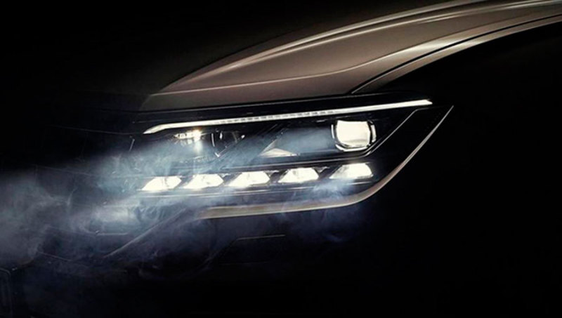 Volkswagen показал фары для нового поколения Touareg