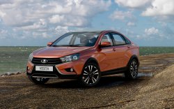 Серийный седан Lada Vesta Cross покажут в апреле