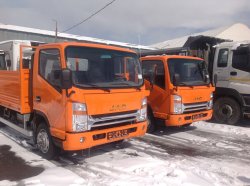 Грузовики JAC N-75 для компании "Краснопутьский стройцентр"