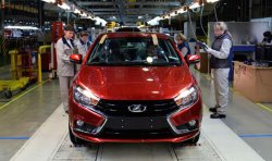 Сборка модели Lada Vesta приостановлена