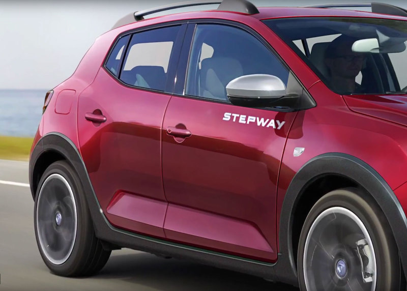 Возможный вариант дизайна Dacia Sandero Stepway 2019-2020