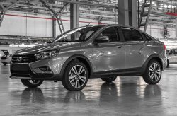 Седан Lada Vesta Cross начали собирать серийно