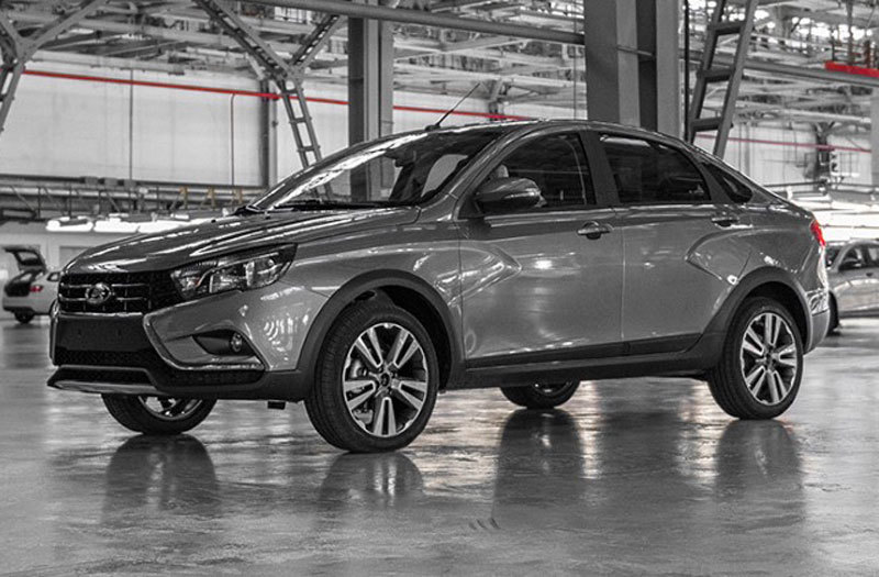 Седан Lada Vesta Cross начали собирать серийно