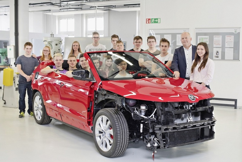 Экспериментальный кабриолет Skoda Karoq почти готов к премьере