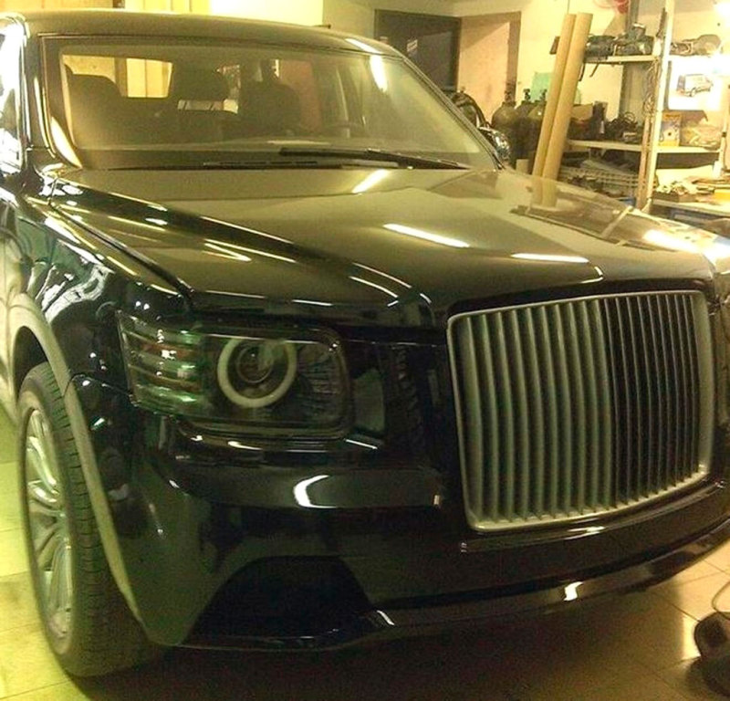 "Шпионское фото" Aurus Komendant