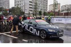 Автомобили Audi от АЦ Волгоградский возглавили колонну велосипедистов