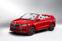 Skoda Sunroq - экспериментальный кабриолет на базе кроссовера Karoq