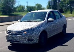 Обновлённый седан Lada Granta FL 2019 сняли на видео