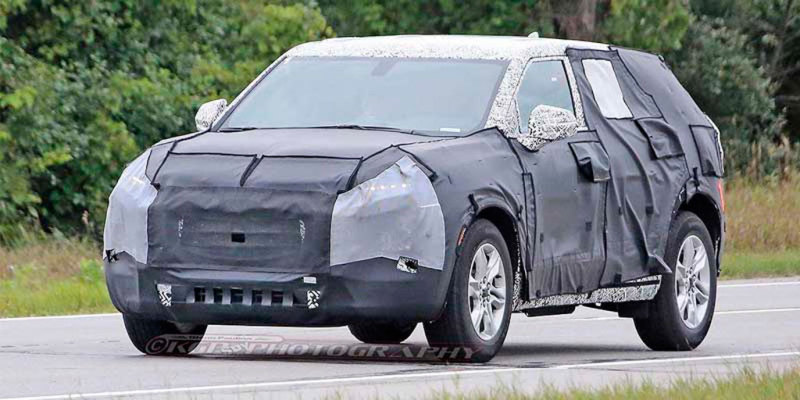 Chevrolet Blazer 2019 на испытаниях в прошлом году