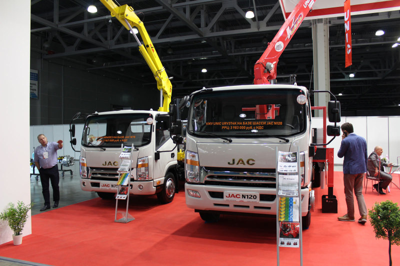 Компания JAC MOTORS подвела итоги участия в выставке Bauma CTT RUSSIA 2018