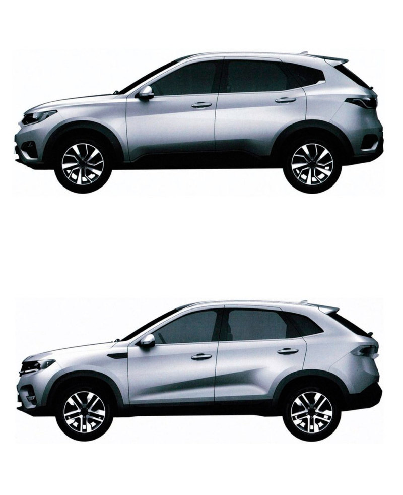 Патентное изображение УАЗ 3170 в дизайне от НАМИ