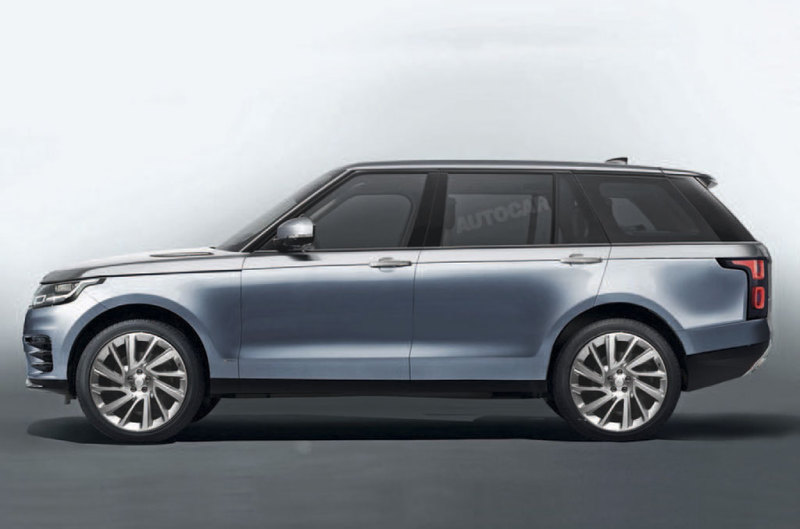 Возможный вариант дизайна Range Rover 2021