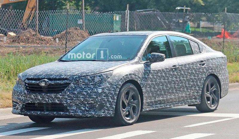 Новое поколение Subaru Legacy 2020 замечено на тестах