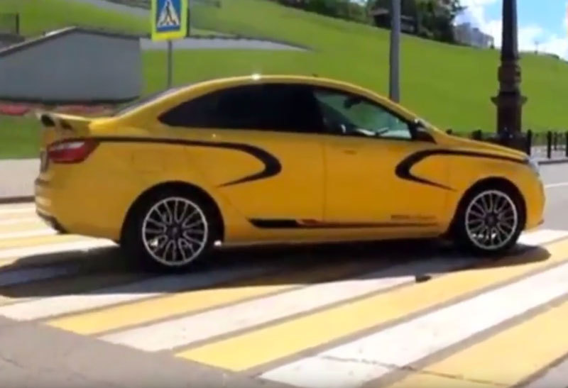 Lada Vesta Sport показали на первом официальном видео