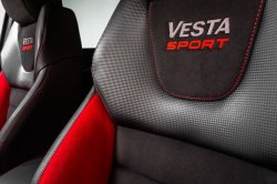Салон "заряженного" седана Lada Vesta Sport показали официально