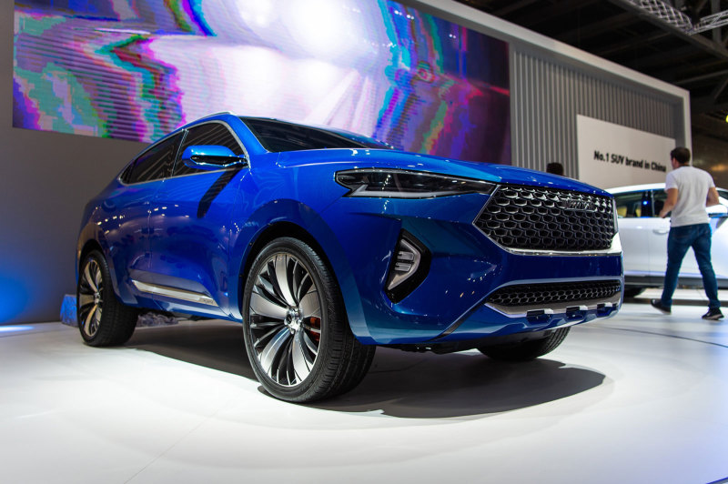 Концептуальный кроссовер Haval HB-03 представили в Москве