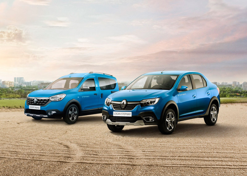 Renault Dokker Stepway и Renault Logan Stepway