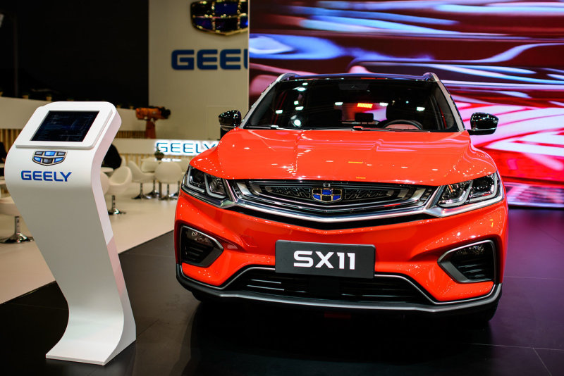 Кроссовер Geely SX11 появится в России осенью 2019 года