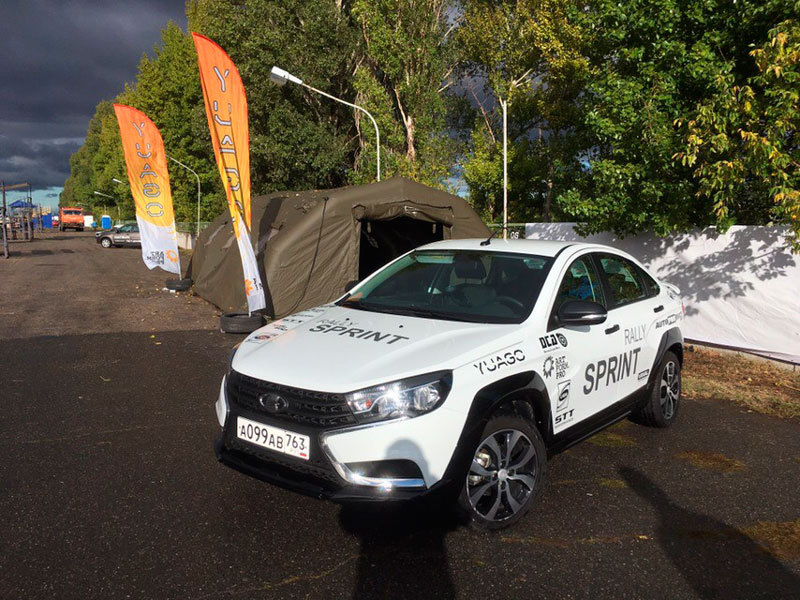 Новый кросс-седан Lada Vesta Rally Sprint представили в Тольятти