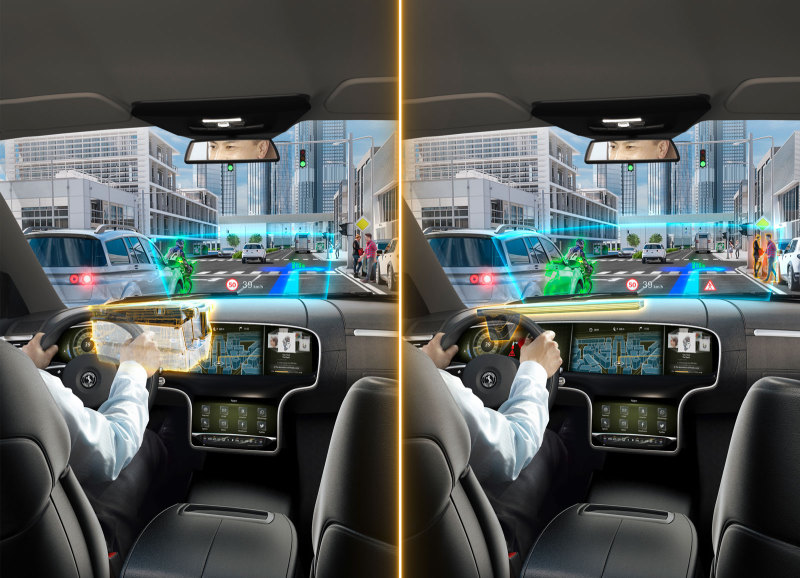 Continental испытывает дисплей на лобовом стекле по волноводной технологии