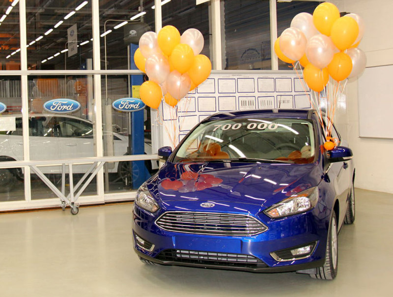 Выпущено более 700-тысяч Ford Focus российской сборки