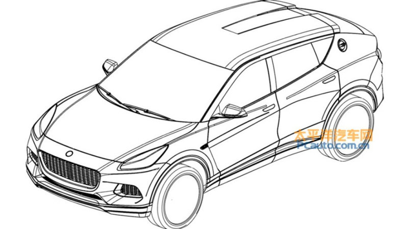 Патентное изображение Lotus SUV