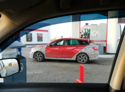 "Заряженный" универсал Lada Vesta SW Sport проходит испытания