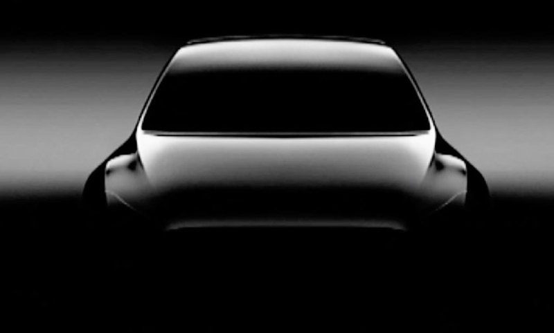 Официальный тизер Tesla Model Y