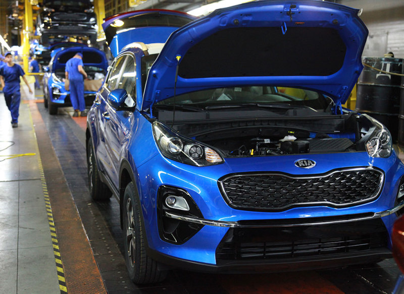 Обновлённый KIA Sportage начали собирать в России