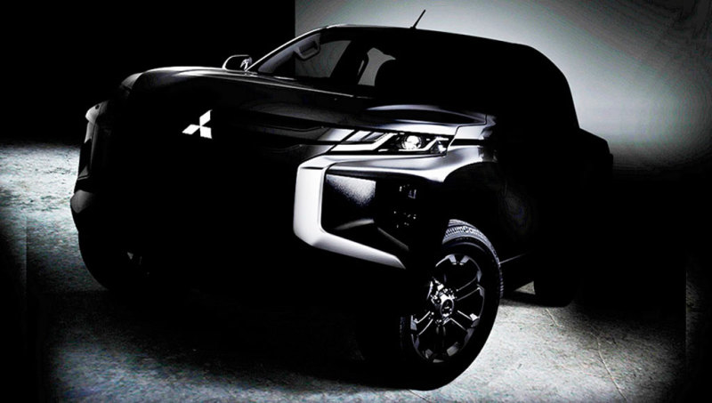 Первое официальное изображение нового Mitsubishi L200/Triton 2019