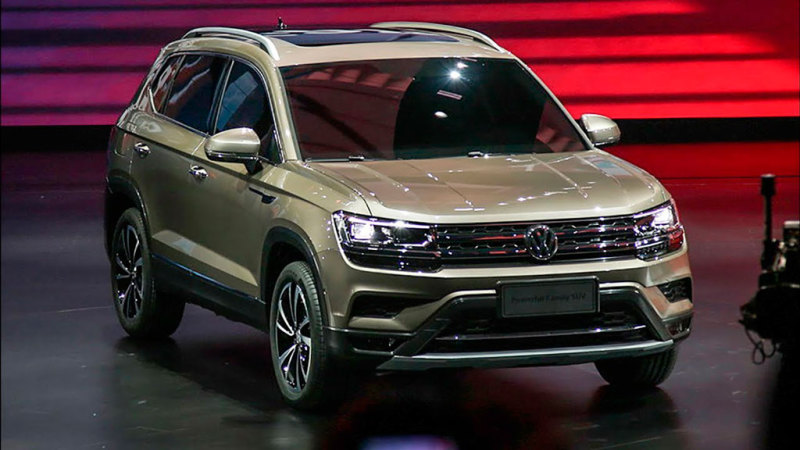 Концепт Volkswagen Powerful Family SUV представлен в марте 2018 года - прообраз серийных Volkswagen Tarek и Tharu