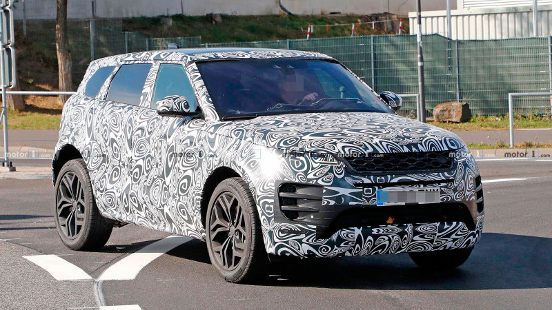 Прототип нового Range Rover Evoque на испытаниях осенью текущего года