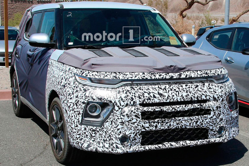 KIA Soul 2019 на испытаниях