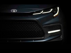 Новое поколение седана Toyota Corolla представят в ближайшие часы