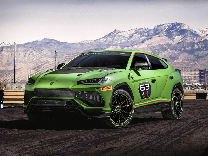 Представлен концепт спортивного кроссовера Lamborghini Urus ST-X