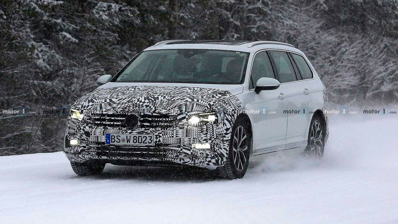 Новый универсал Volkswagen Passat в европейской версии