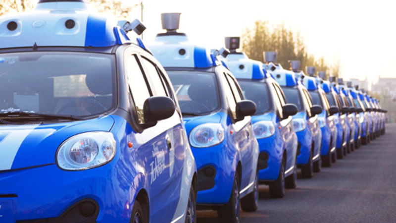 Беспилотные автомобили созданные Baidu и Chery