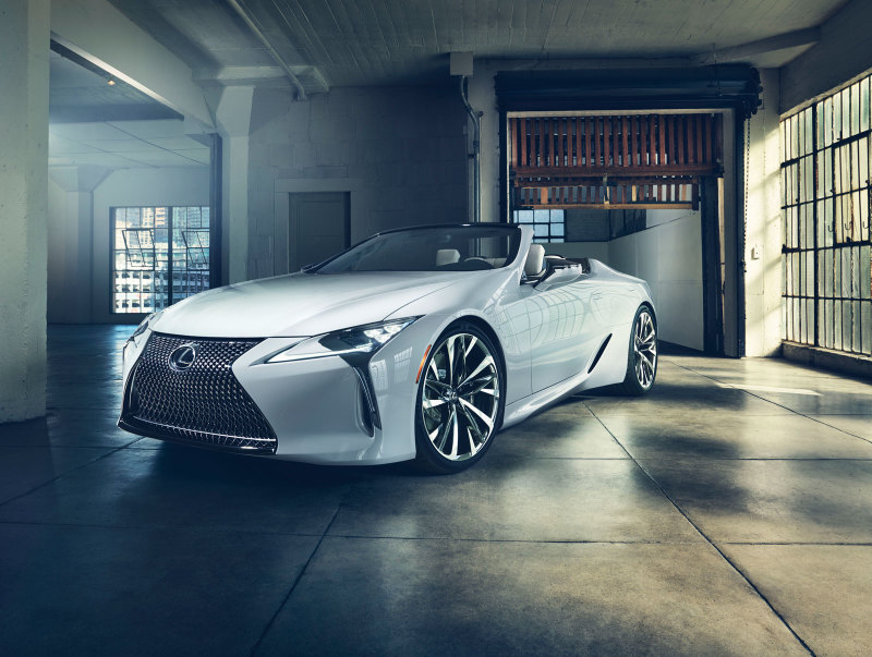 Концепт Lexus LC Convertible предваряет новый серийный кабриолет