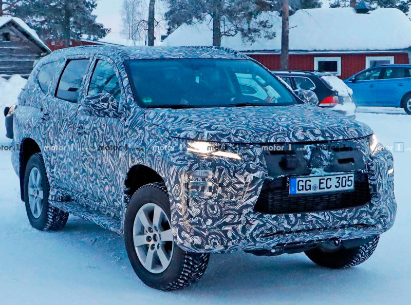 Обновлённый Mitsubishi Pajero Sport 2020 проходит испытания