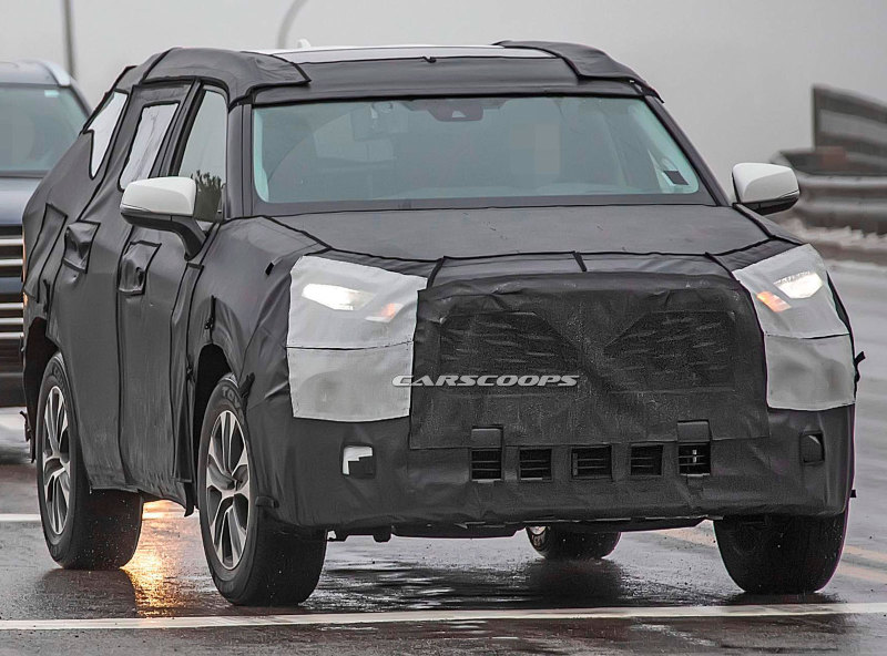 Новая Toyota Highlander 2020 проходит тесты