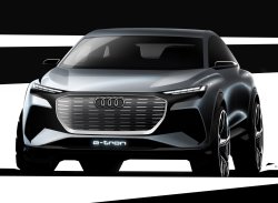 Новый электрический кроссовер Audi Q4 e-tron представят в марте