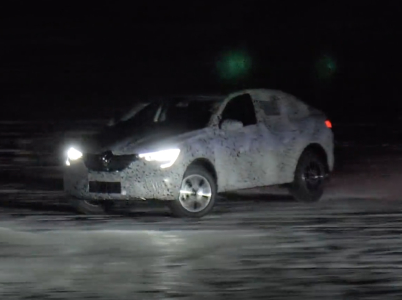 Renault Arkana прошла испытания на льду