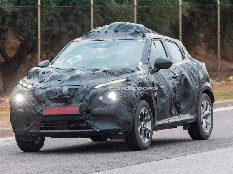 Новое поколение Nissan Juke проходит тесты